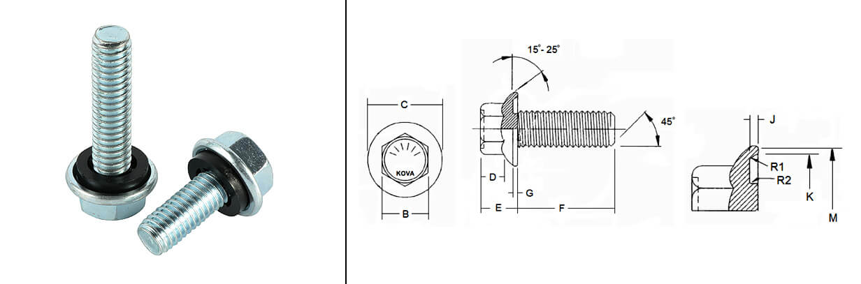 Grain bin bolts