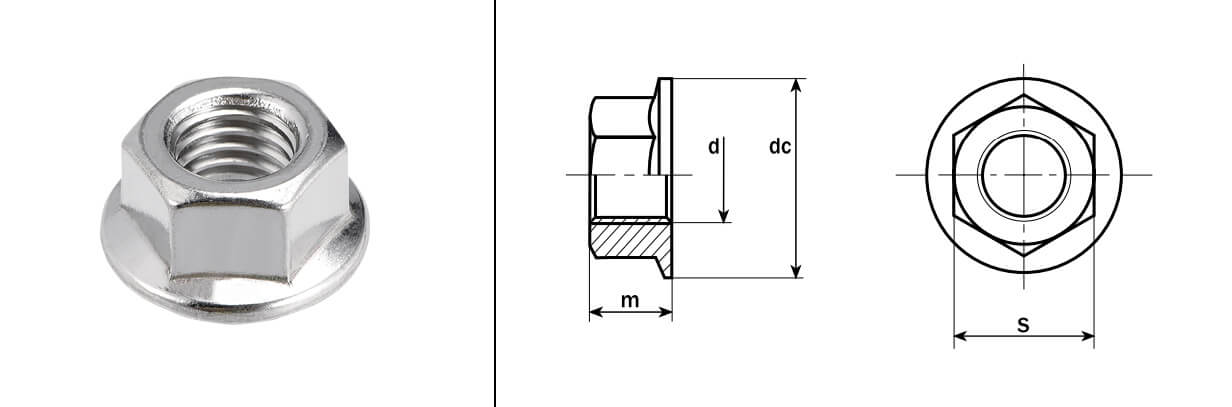 hex flange nuts hex flange nuts